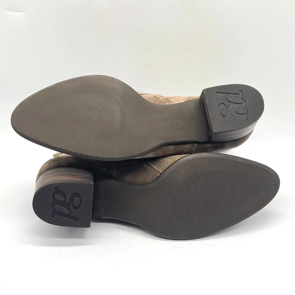 Paul Green Womens Size 8.5 US 6 UK Faye Brown‎ Suede Leather Ankle Boots Shoes